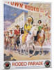 Rodeo Parade Northern Pacific Railroad Poster by Edward Brener