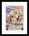 Rodeo Parade Northern Pacific Railroad Poster by Edward Brener