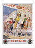 Rodeo Parade Northern Pacific Railroad Poster by Edward Brener