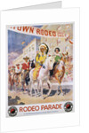 Rodeo Parade Northern Pacific Railroad Poster by Edward Brener