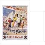Rodeo Parade Northern Pacific Railroad Poster by Edward Brener