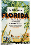 Florida, Pennsylvania Railroad Poster by Anonymous