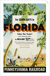 Florida, Pennsylvania Railroad Poster by Anonymous