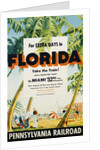 Florida, Pennsylvania Railroad Poster by Anonymous
