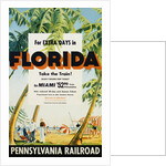 Florida, Pennsylvania Railroad Poster by Anonymous