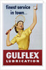 Gulflex Lubrication Poster by Anonymous