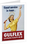 Gulflex Lubrication Poster by Anonymous