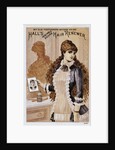 Hall's Hair Renewer Trade Card by Anonymous