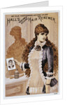 Hall's Hair Renewer Trade Card by Anonymous