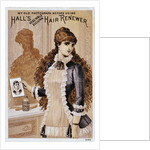 Hall's Hair Renewer Trade Card by Anonymous