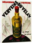 Verveine Duvelay Liqueur Advertisement Poster by Max Ponty