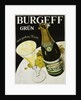 Burgeff Grun Champagne Advertisement Poster by Anonymous