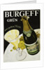 Burgeff Grun Champagne Advertisement Poster by Anonymous