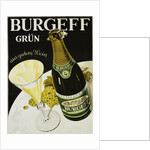 Burgeff Grun Champagne Advertisement Poster by Anonymous