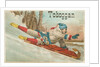 Toboggan Victorian Trading Card by Anonymous