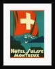 Hotel Suisse Montreux Luggage Label by Anonymous