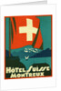 Hotel Suisse Montreux Luggage Label by Anonymous