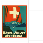 Hotel Suisse Montreux Luggage Label by Anonymous