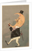 Postcard of the Cresent Moon as the Face of a Man by Anonymous