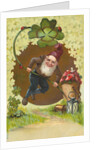 Postcard of a Leprechaun by Anonymous
