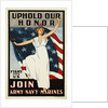 Uphold Our Honor, Join Army-Navy-Marines Poster by Anonymous