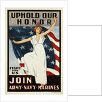 Uphold Our Honor, Join Army-Navy-Marines Poster by Anonymous