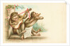 Victorian Postcard of Monkey Musicians by Anonymous