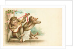 Victorian Postcard of Monkey Musicians by Anonymous