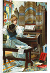 The Estey Phonorium Trade Card by Anonymous