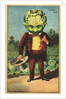 1st Premium Cabbage Head Trade Card by Anonymous