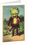 1st Premium Cabbage Head Trade Card by Anonymous