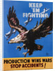 Keep 'Em Fighting Poster by Benton