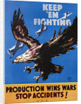 Keep 'Em Fighting Poster by Benton