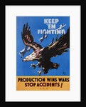 Keep 'Em Fighting Poster by Benton
