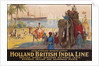 Holland British India Line Poster by E.V. Hove