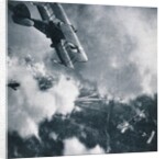 Aerial Combat on the Western Front, WWI Photogravure by Anonymous