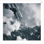 Aerial Combat on the Western Front, WWI Photogravure by Anonymous
