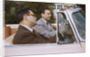 Businessmen Carpooling to Work in Convertible by Anonymous