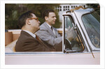 Businessmen Carpooling to Work in Convertible by Anonymous