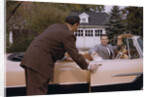Businessman Dropping Off Carpooler by Anonymous