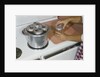 Woman Sterilizing Jars for Canning by Anonymous