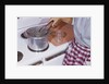 Woman Sterilizing Jars for Canning by Anonymous