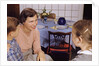 Mother Talking with Children Before Dinner by Anonymous