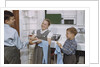Siblings Drying Dishes by Anonymous