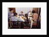 Family Eating Together at Dinner Table by Anonymous