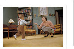 Toddler Walking Towards Mother by Anonymous