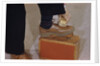 Man Buffing His Shoes by Anonymous