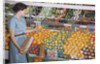 Woman Shopping at Grocery Store by Anonymous