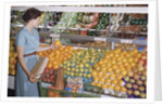 Woman Shopping at Grocery Store by Anonymous