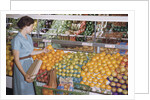 Woman Shopping at Grocery Store by Anonymous